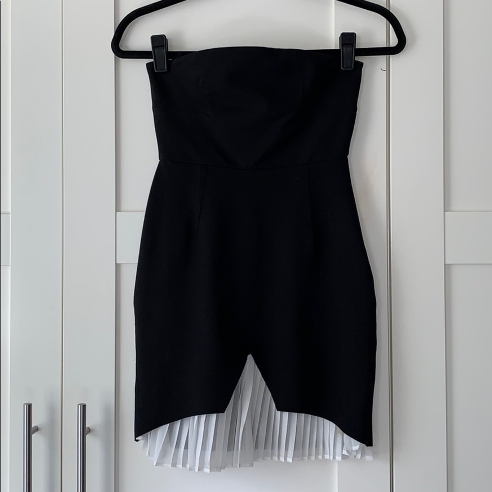 Zara strapless evening dress